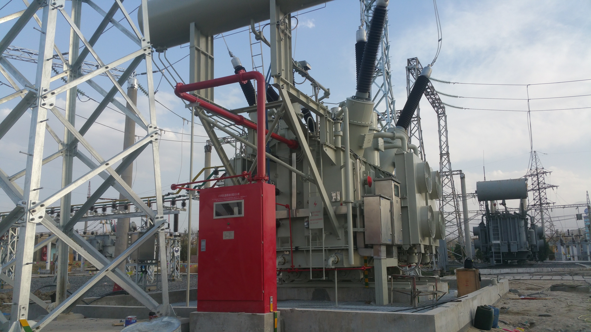 塔吉克斯坦变压器排油注氮灭火装置项目